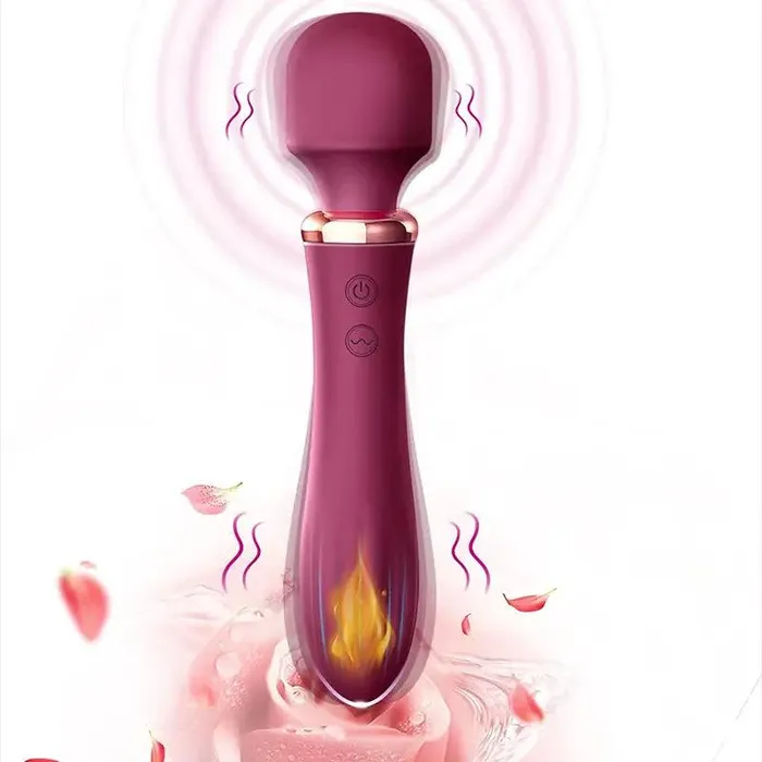 Dualhead Heating Vibrator Wand Inyarose Vibrators