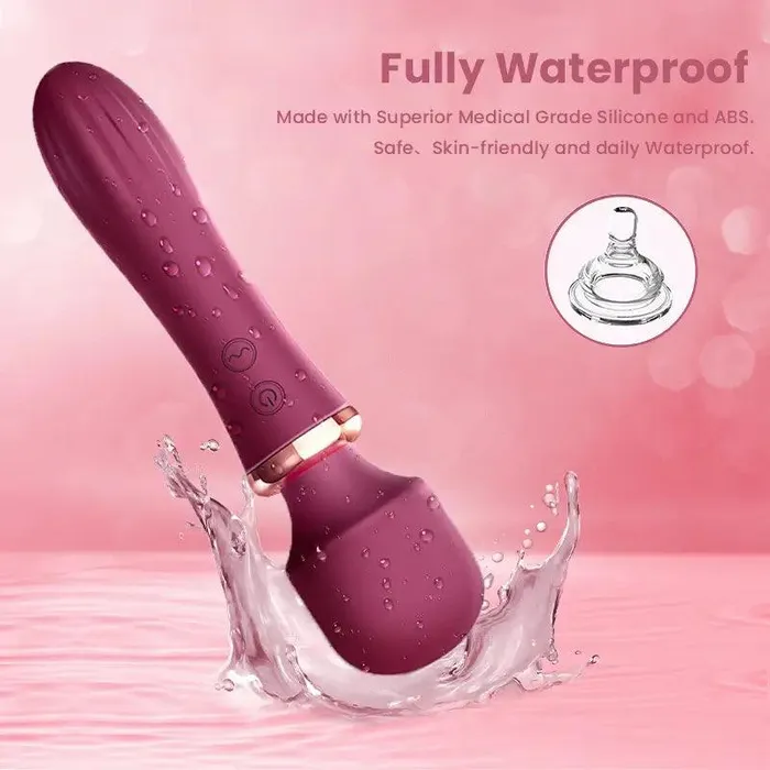 Dualhead Heating Vibrator Wand Inyarose Vibrators