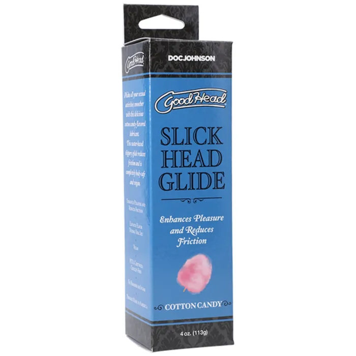 Enhancers GoodHead GoodHead Slick Head Glide Water Based Lube Cotton Candy 4oz