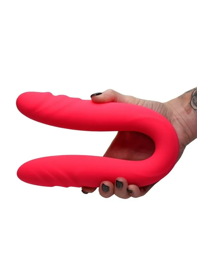 Female Sex Toys Inmi Inmi 7x Double Down Rechargeable Silicone Double Dildo with Remote Control