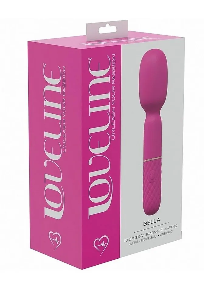 Female Sex Toys Loveline Bella Rechargeable Silicone Mini Wand Loveline