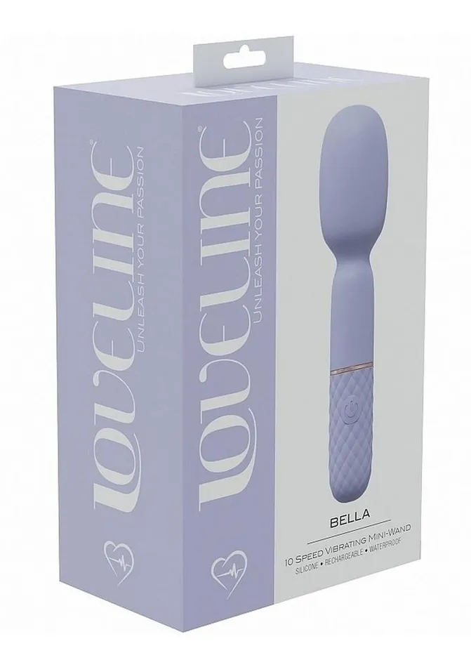 Female Sex Toys Loveline Bella Rechargeable Silicone Mini Wand Loveline