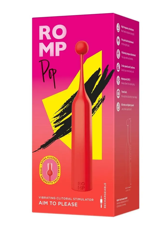 Female Sex Toys Romp Pop Rechargeable Silicone Clitoral Stimulator Romp Female Sex Toys Romp Pop Rechargeable Silicone Clitoral Stimulator Romp
