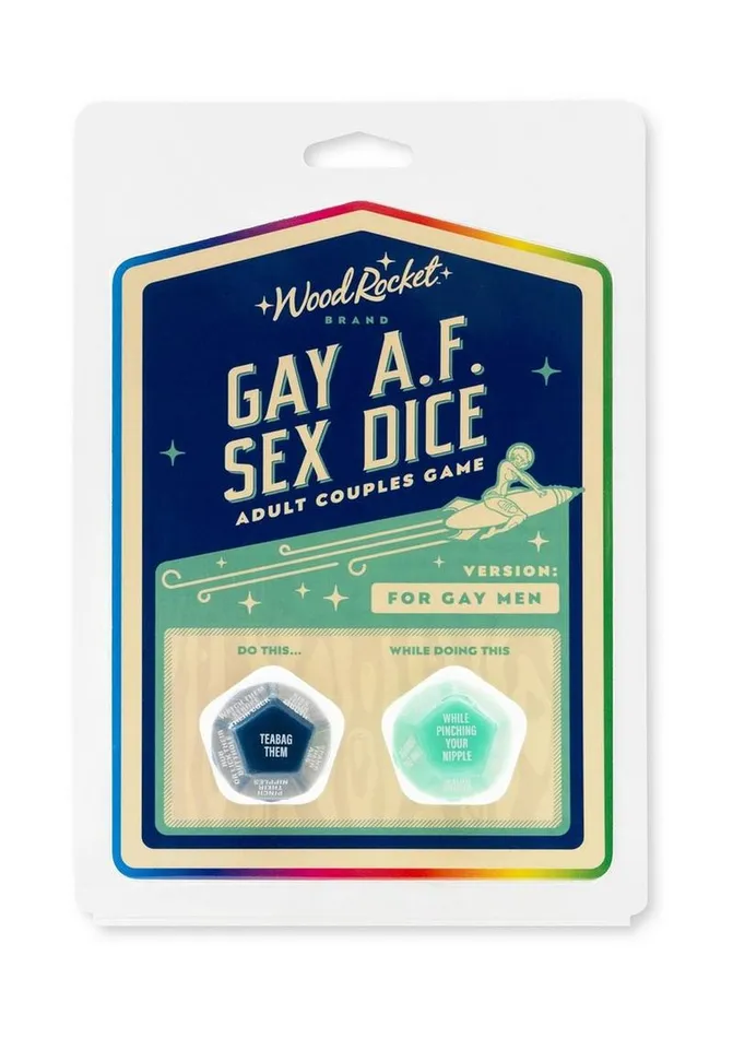 Female Sex Toys WoodRocket Gay AF Sex Dice Gay Men