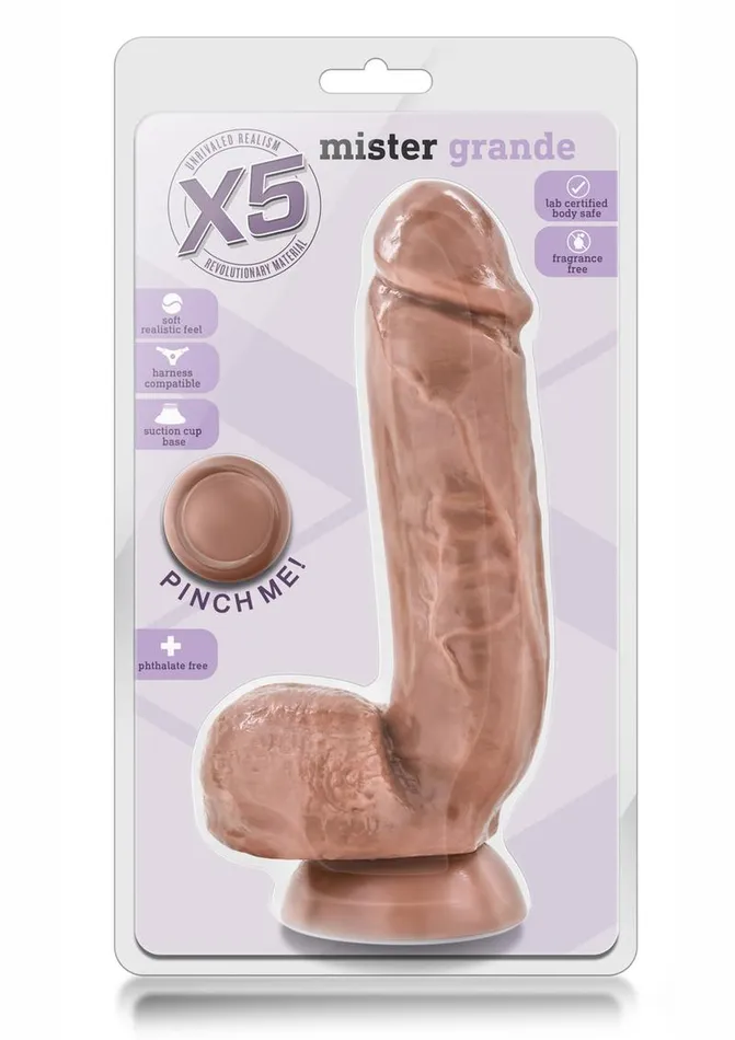 Female Sex Toys X5 X5 Mister Grande Dildo with Balls