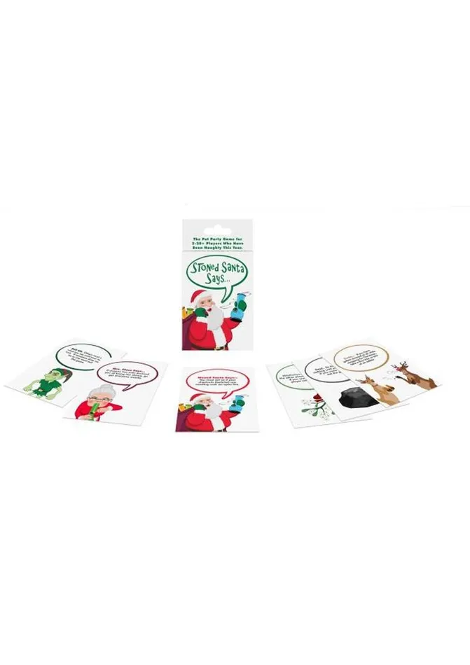 Games Kheper Games Stoned Santa Says Card Game