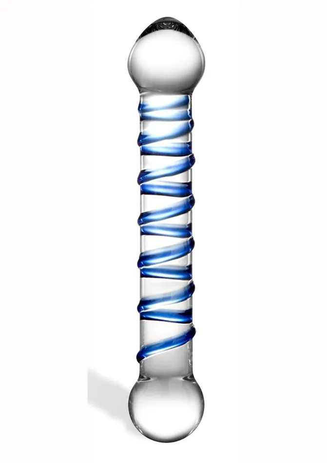 Glas Dildos Glass Spiral Glass Textured Dildo