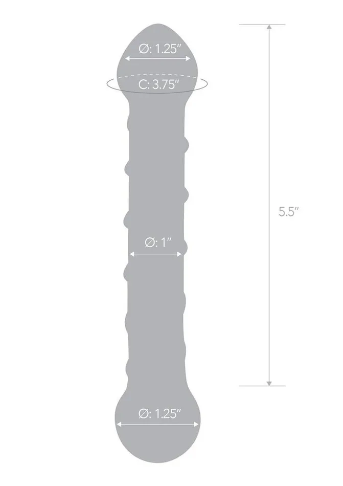 Glas Dildos Glass Spiral Glass Textured Dildo