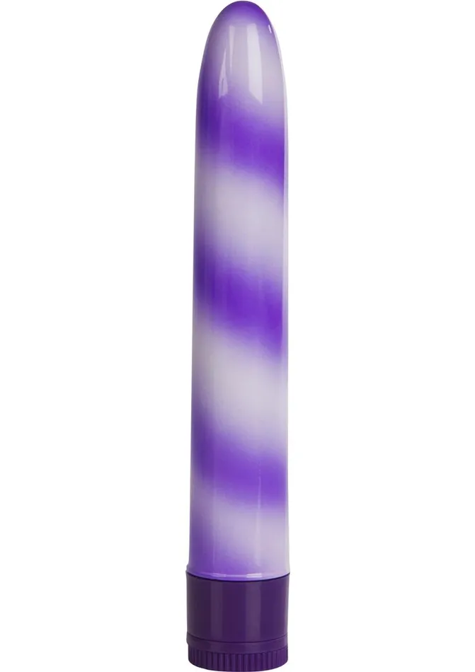 Hard Vibes Female Sex Toys Calexotics Candy Cane 6in Waterproof