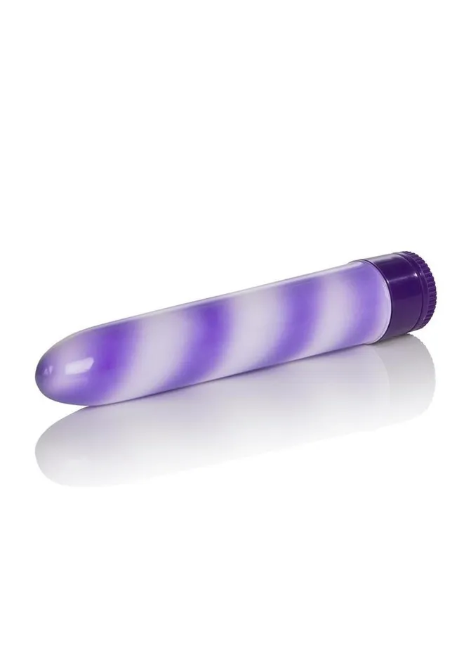 Hard Vibes Female Sex Toys Calexotics Candy Cane 6in Waterproof