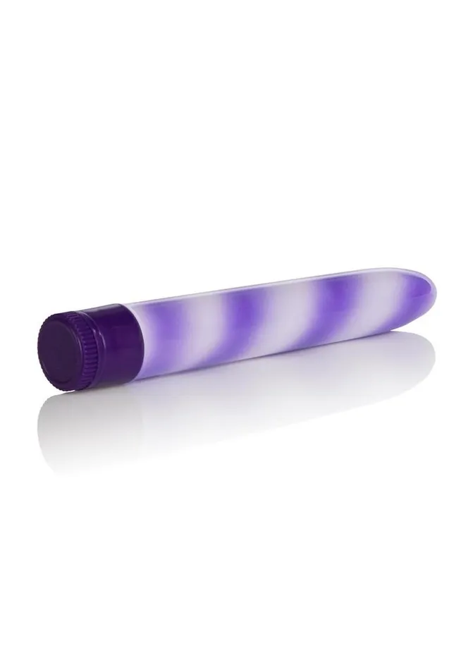 Hard Vibes Female Sex Toys Calexotics Candy Cane 6in Waterproof