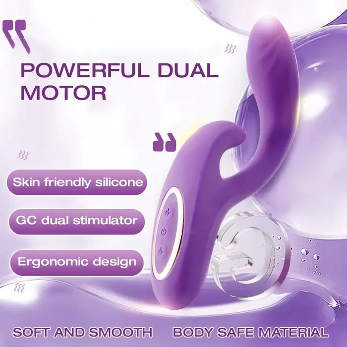 Inyarose Female Sex Toys 2in1 Orgasmic Female Vibrator