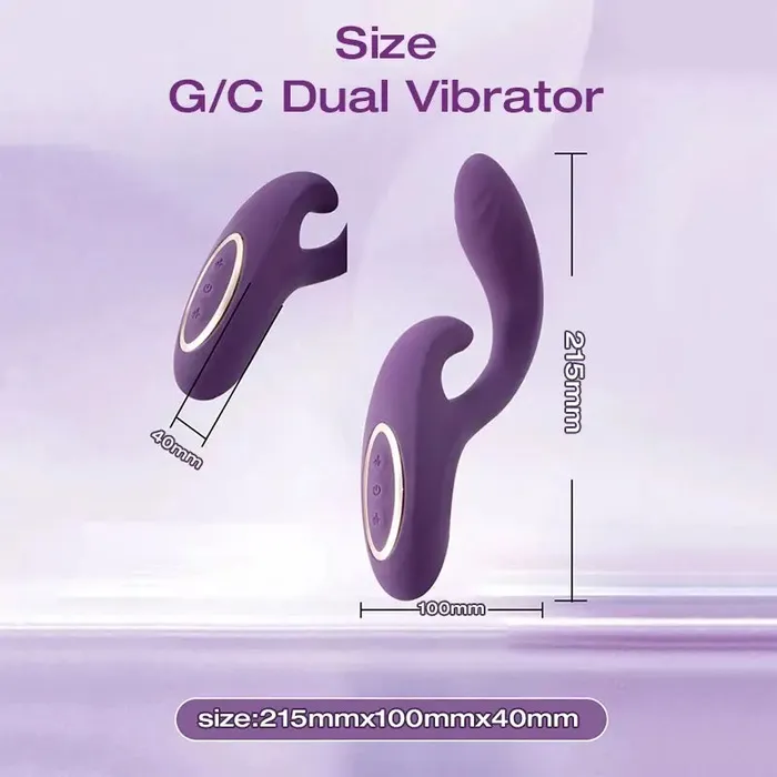 Inyarose Female Sex Toys 2in1 Orgasmic Female Vibrator