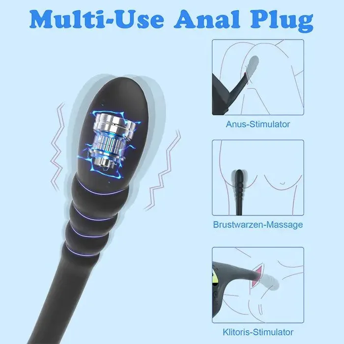 Inyarose Male Sex Toys Male Vibrating Massage Penis Ring