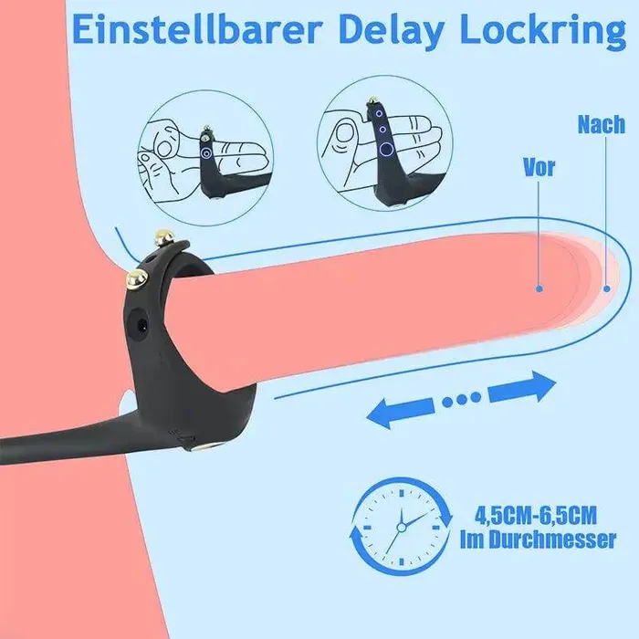 Inyarose Male Sex Toys Male Vibrating Massage Penis Ring