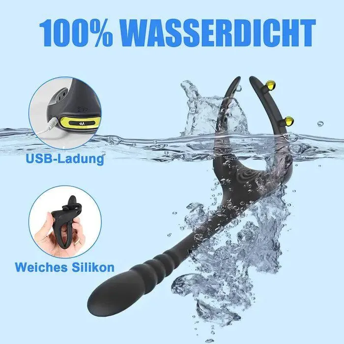 Inyarose Male Sex Toys Male Vibrating Massage Penis Ring