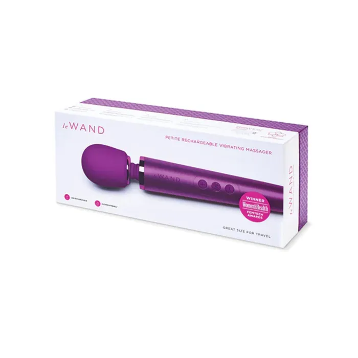 Le Wand Le Wand Petite Rechargeable Wand Massager Cherry Female Sex Toys
