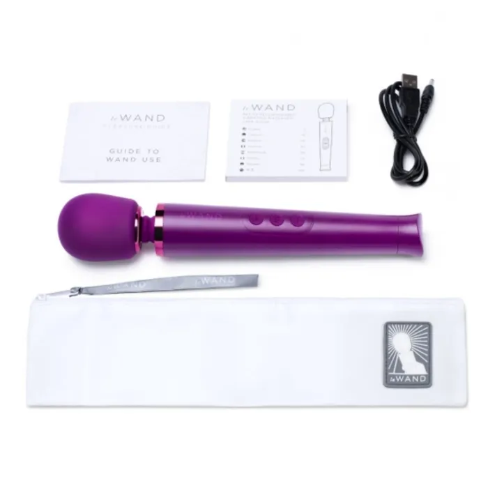 Le Wand Le Wand Petite Rechargeable Wand Massager Cherry Female Sex Toys