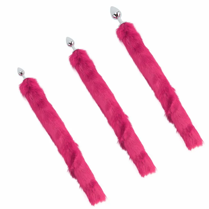 Love Plugs Pink Fox Metal Tail 32 Anal