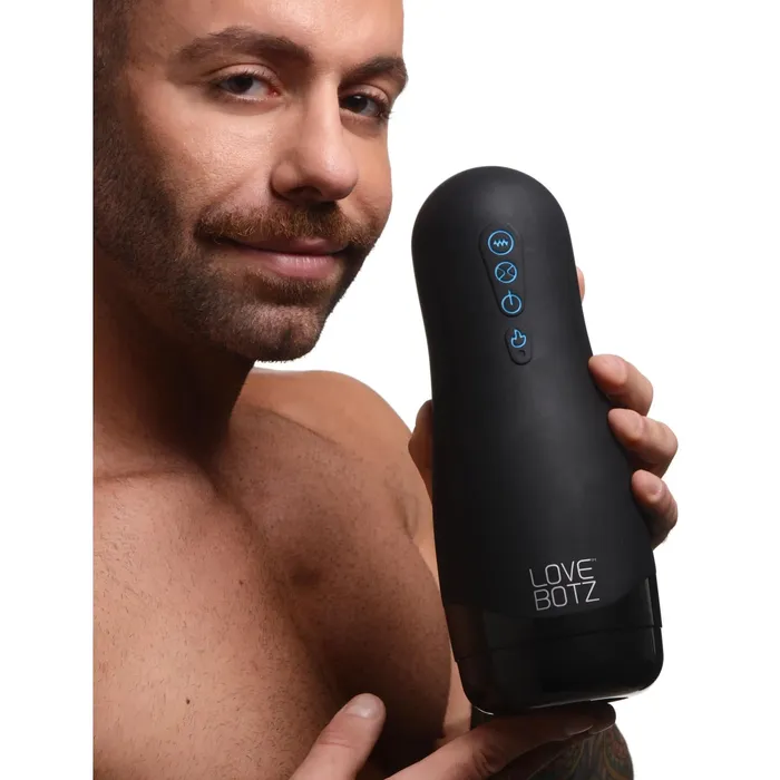 LoveBotz Male Sex Toys LoveBotz The Milker Supreme 15X Sucking Masturbator Black