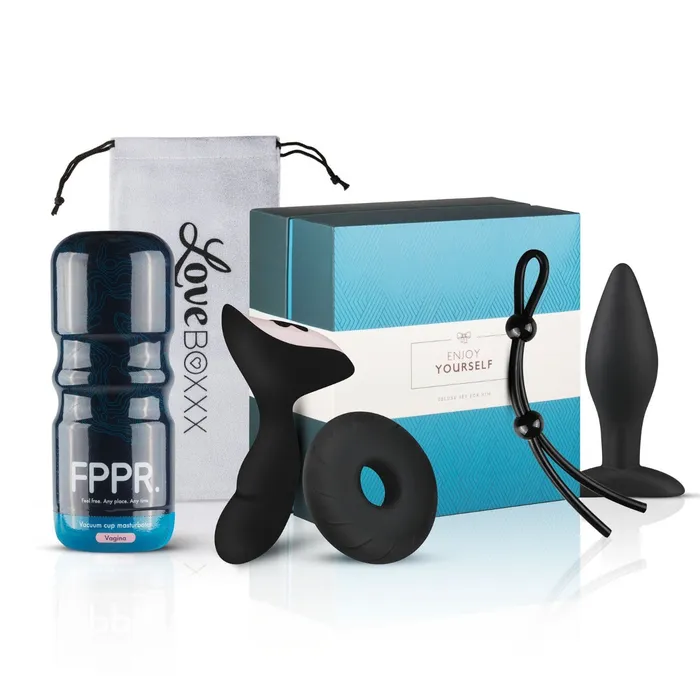 Loveboxxx Couples Loveboxxx Enjoy Yourself Deluxe Sex Toy Set For Him