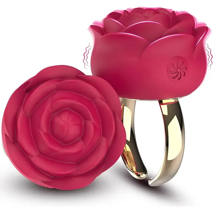 Male Sex Toys Inyarose Rose Split Ring Mini Vibrating Ring