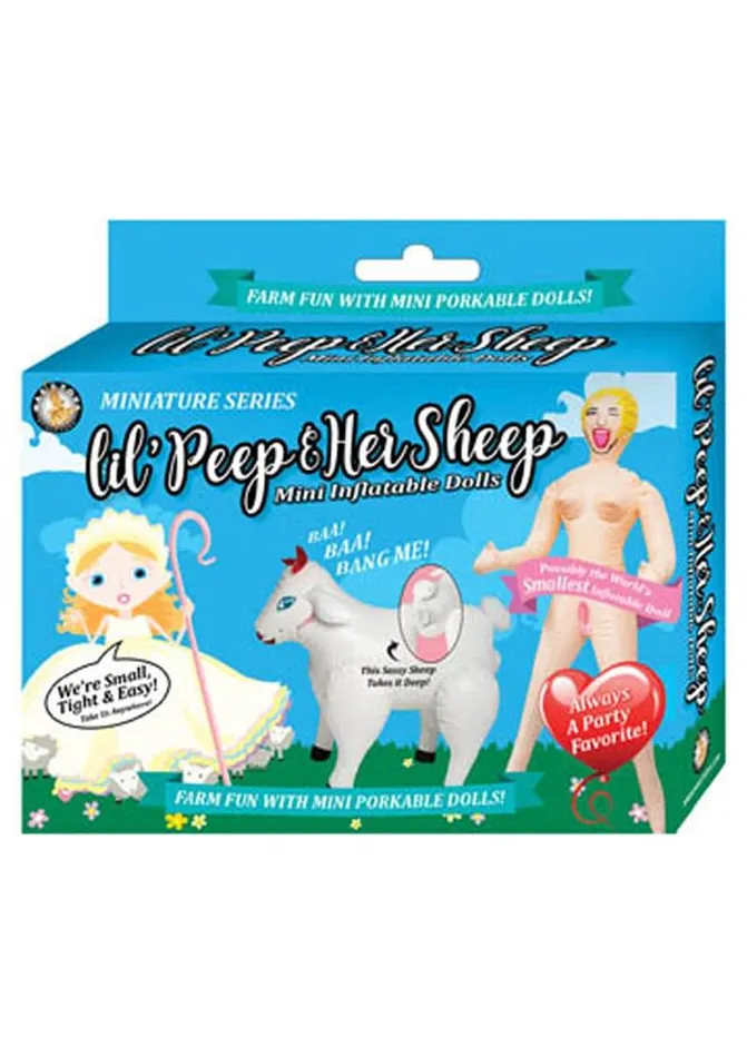 Male Sex Toys Nasstoys Miniature Series Lil Peep and Her Sheep Mini Inflatable Dolls