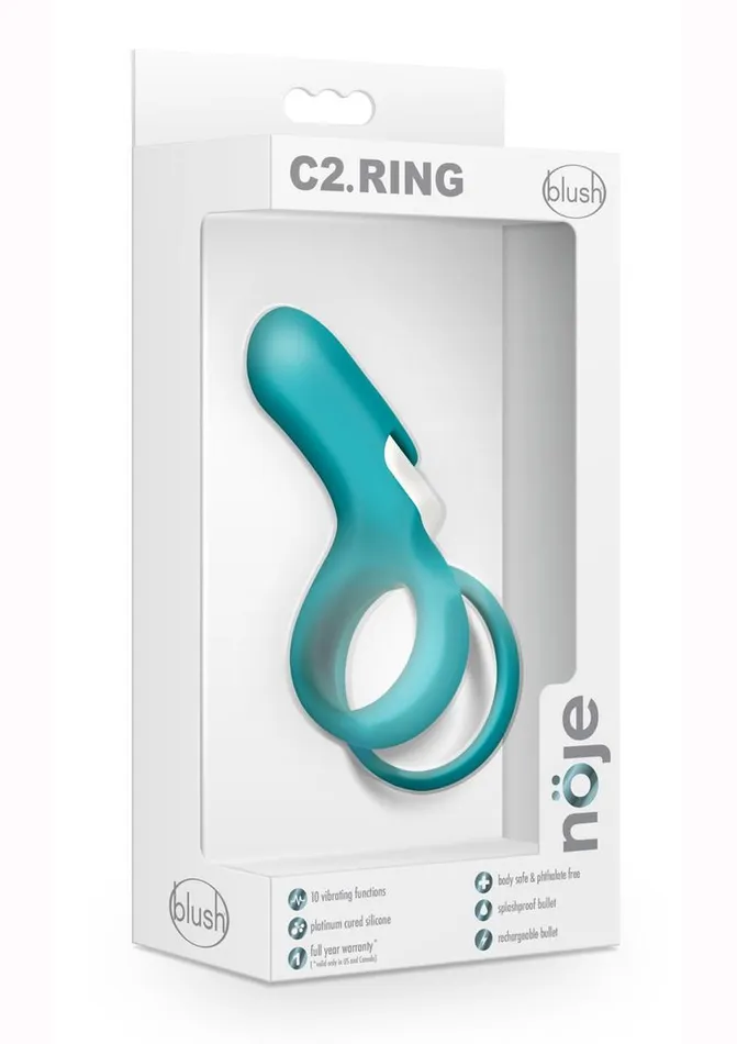 Male Sex Toys Noje C2 Rechargeable Silicone Cock Ring Juniper Noje