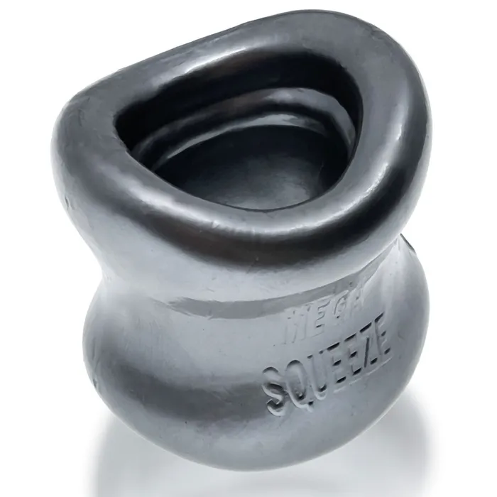 Male Sex Toys Oxballs Oxballs Mega Squeeze Ergo Fit Ball Stretcher Steel