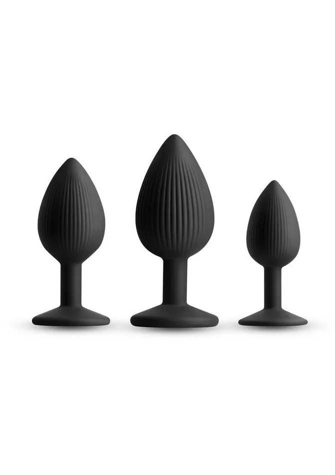 Male Sex Toys Renegade Triple Ace Silicone Anal Plugs Kit Renegade