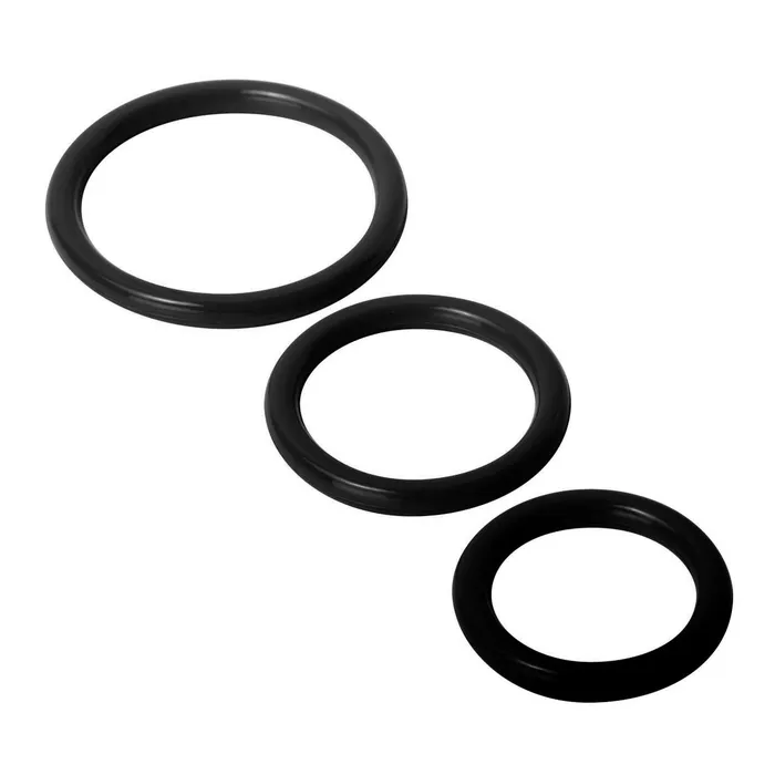 Male Sex Toys Trinity For Men Cock Ring 3 Pack Silicone Black Trinity For Men Male Sex Toys Trinity For Men Cock Ring 3 Pack Silicone Black Trinity For Men