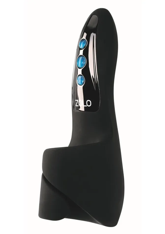 Male Sex Toys Zolo ZOLO Edgemaster Silicone Rechargeable Vibrating Masturbator