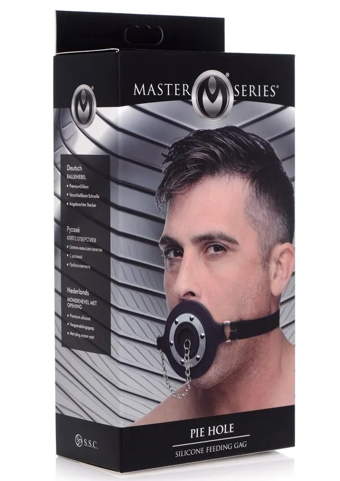Master Series Master Series Pie Hole Silicone Feeding Gag Male Sex Toys