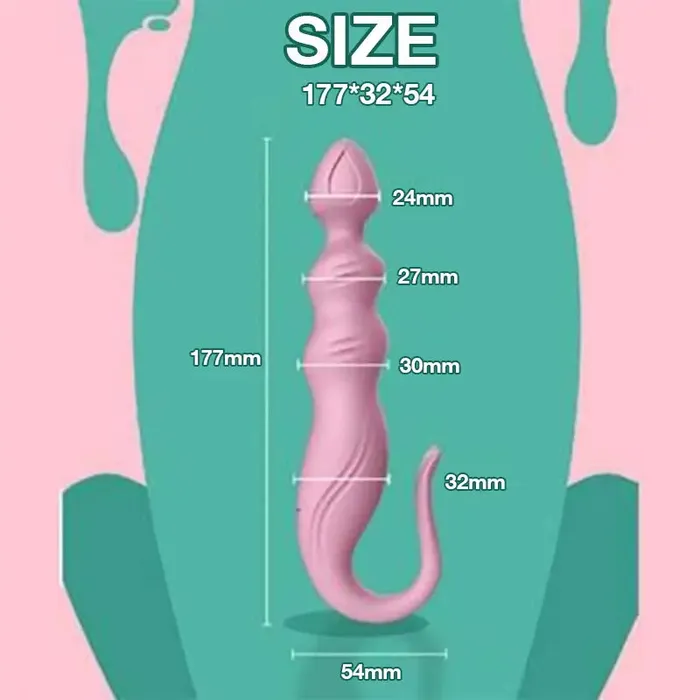 Mermaid Anal Bead Vibrator Inyarose Anal