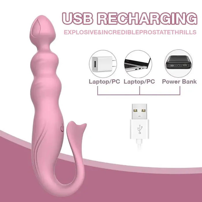 Mermaid Anal Bead Vibrator Inyarose Anal