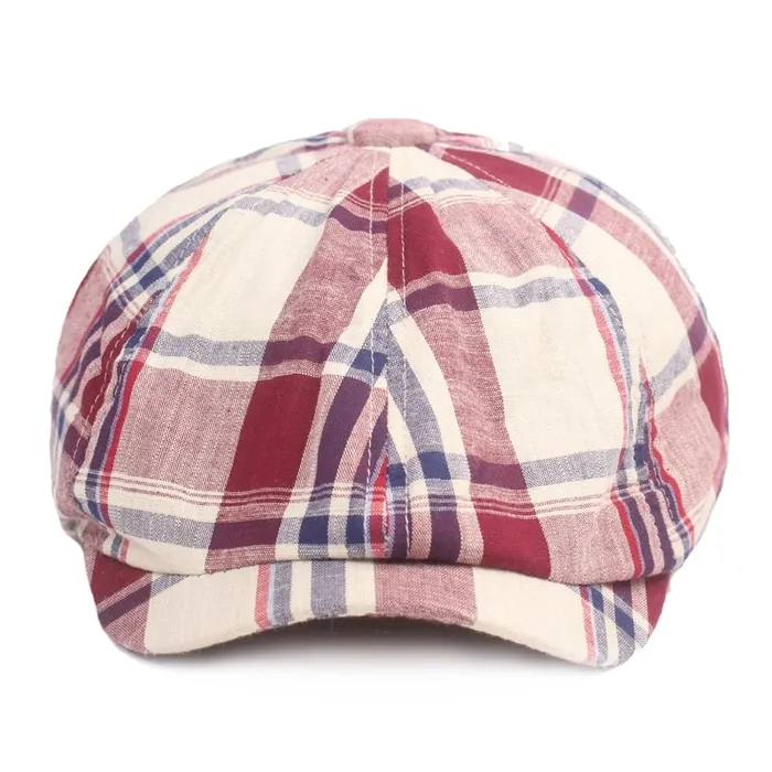 mysite Vibrators NYParker Newsboy Plaid Cap