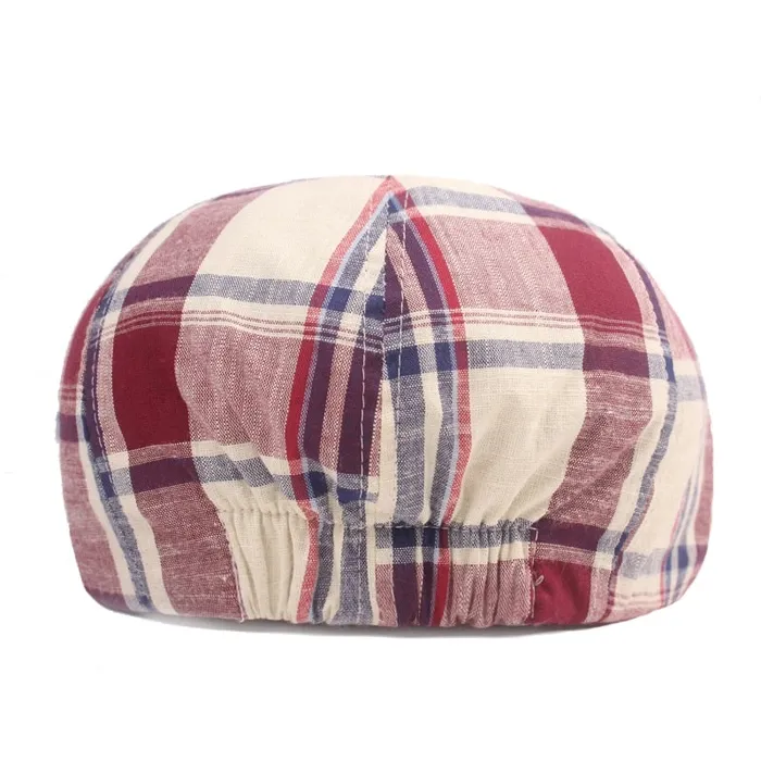 mysite Vibrators NYParker Newsboy Plaid Cap