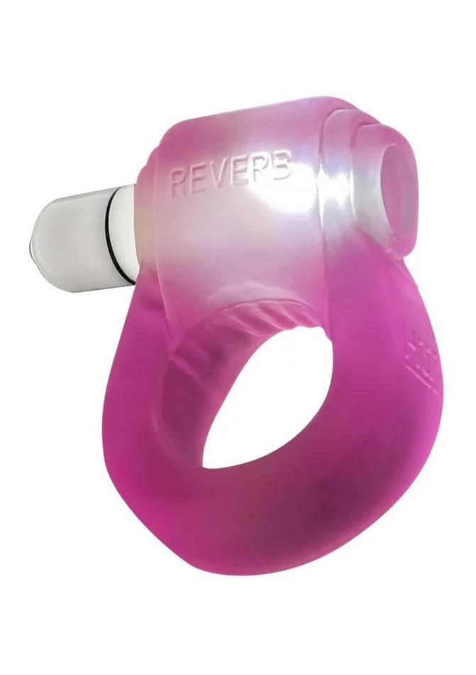 Oxballs Glowdick Silicone Cockring with Led Pink Ice Vibrators
