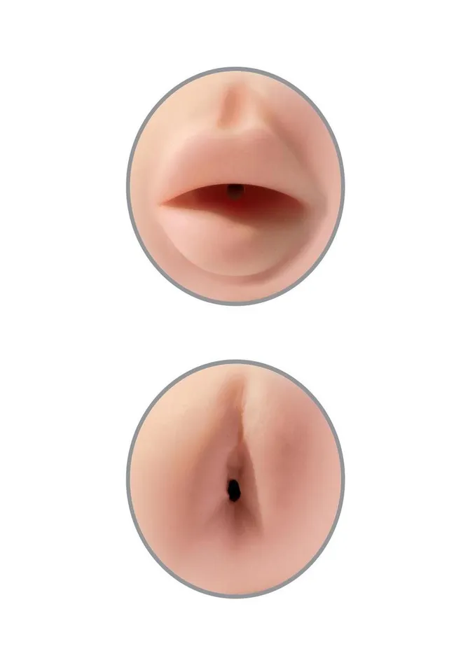 Pipedream Extreme Toyz Pipedream Extreme Toyz Tight Grip Mouth and Ass Masturbator Mouth and Butt Male Sex Toys