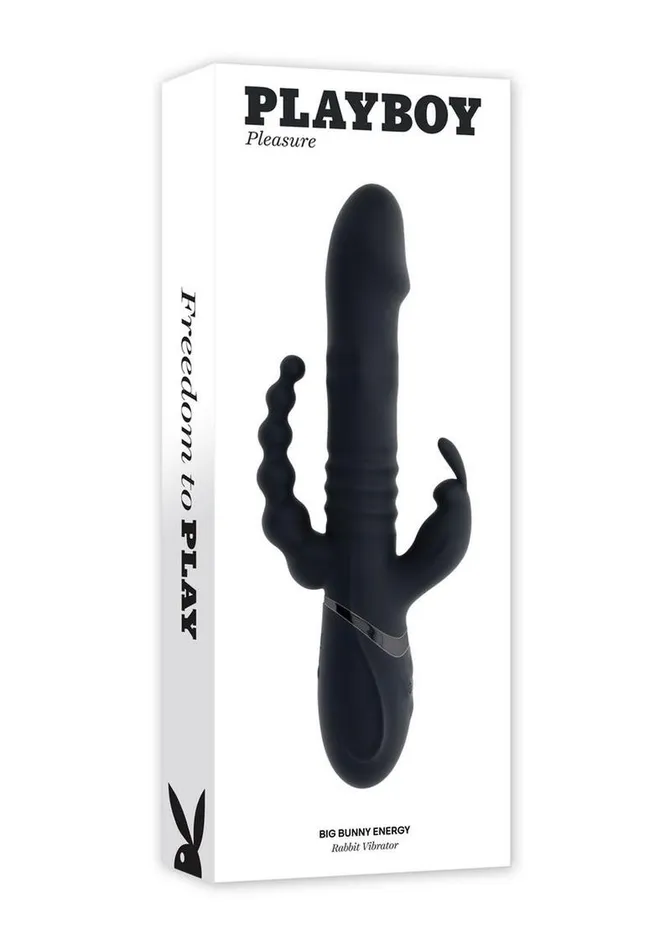 Playboy Big Bunny Energy Rechargeable Silicone Rabbit Vibrator Playboy Female Sex Toys