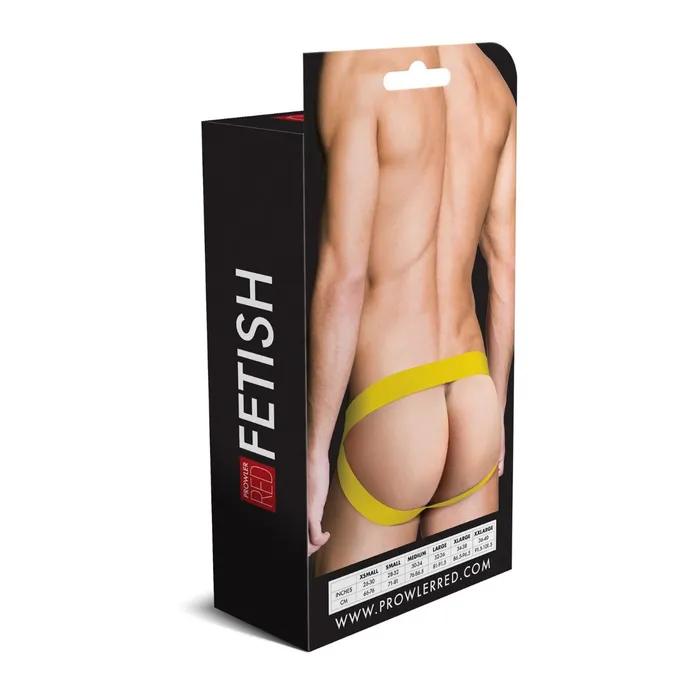 Prowler RED Assless Jock Strap Yellow Prowler RED Anal