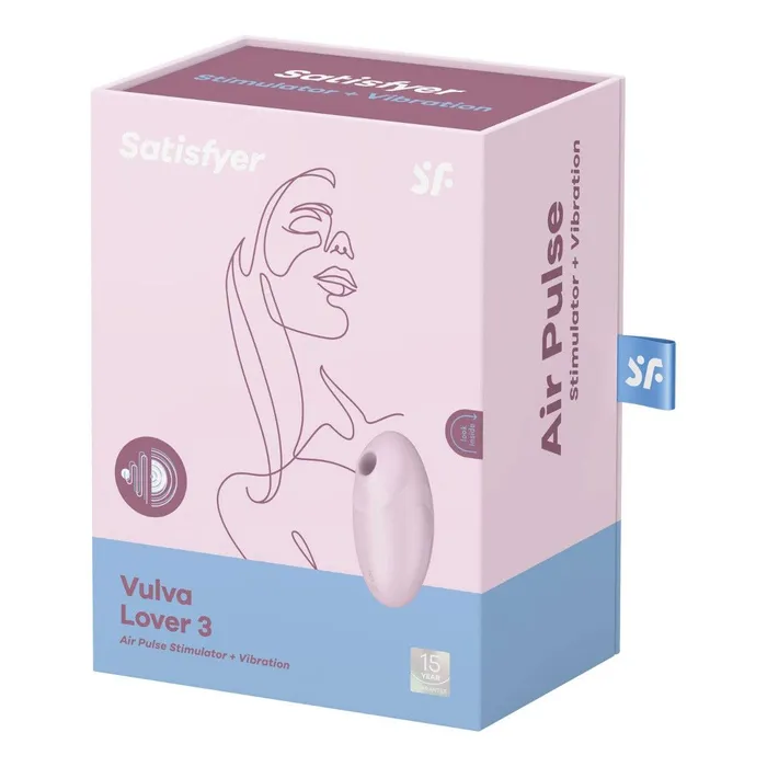 Satisfyer Satisfyer Vulva Lover 3 Air Pulse Stimulator Pink Vibrators
