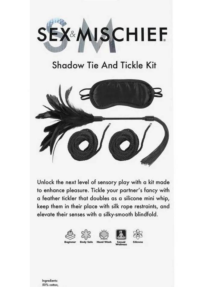 Sex and Mischief Couples Shadow Tie and Tickle Kit