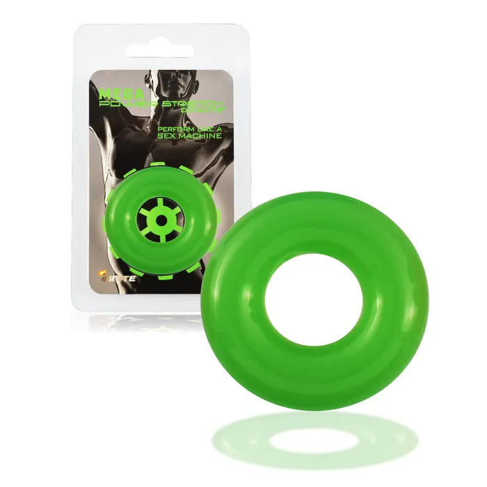 Si95405 MEGA POWER STRETCH DOUGHNUT GREEN Si Novelties Male Sex Toys
