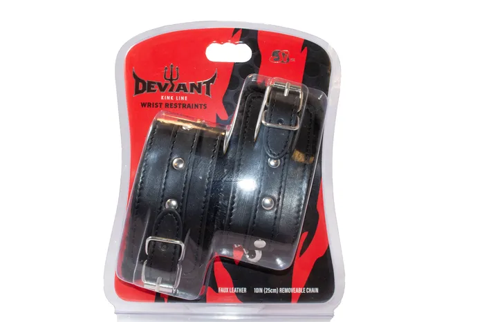 SI Novelties Anal Si61022 RISQUE WRIST RESTRAINTS BLACK