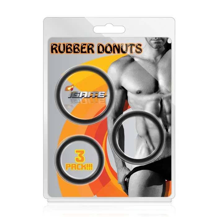 SI Novelties Dildos Si95052 COCK RINGS RUBBER DONUTS 3 PACK 2 175 15 in51 44 38 mm SI Novelties Dildos Si95052 COCK RINGS RUBBER DONUTS 3 PACK 2 175 15 in51 44 38 mm