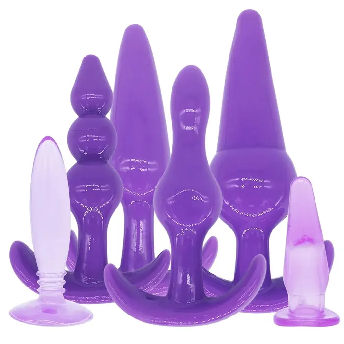 Silicone Stretching Trainer Kit 6 Piece Love Plugs Male Sex Toys