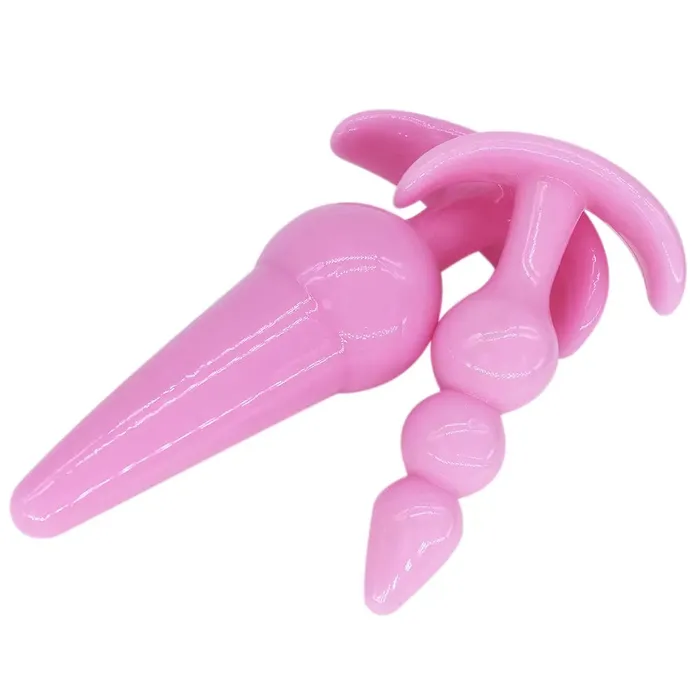 Silicone Stretching Trainer Kit 6 Piece Love Plugs Male Sex Toys