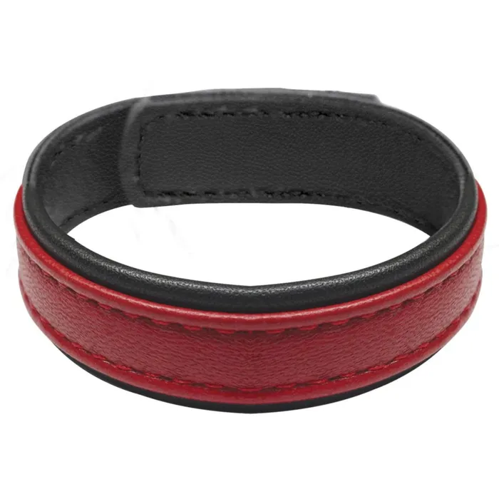 Strict Leather Male Sex Toys Strict Leather Cock Gear Leather Velcro Cock Ring Red Strict Leather Male Sex Toys Strict Leather Cock Gear Leather Velcro Cock Ring Red