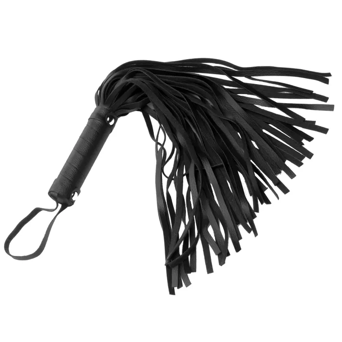 Strict Strict Pleather Pleasure Mini Flogger Black Vibrators